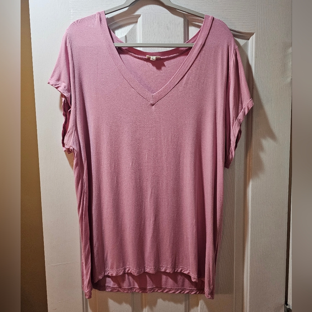 POL Women's Short Sleeve Tee - Pink